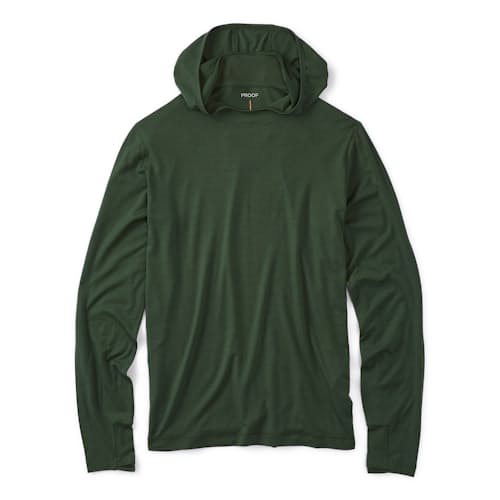 laydown image of 72-Hour Merino UPF Hoodie