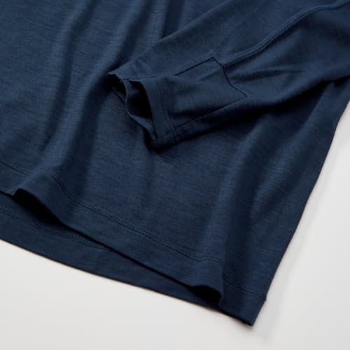 laydown detail image of 72-Hour Merino UPF Hoodie