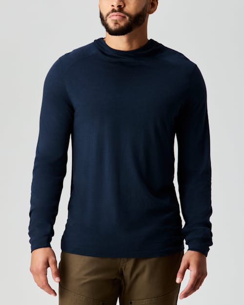 lifestyle image of 72-Hour Merino UPF Hoodie
