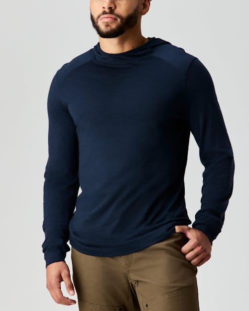 lifestyle image of 72-Hour Merino UPF Hoodie