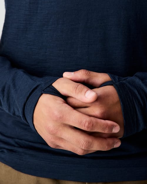 lifestyle image of 72-Hour Merino UPF Hoodie