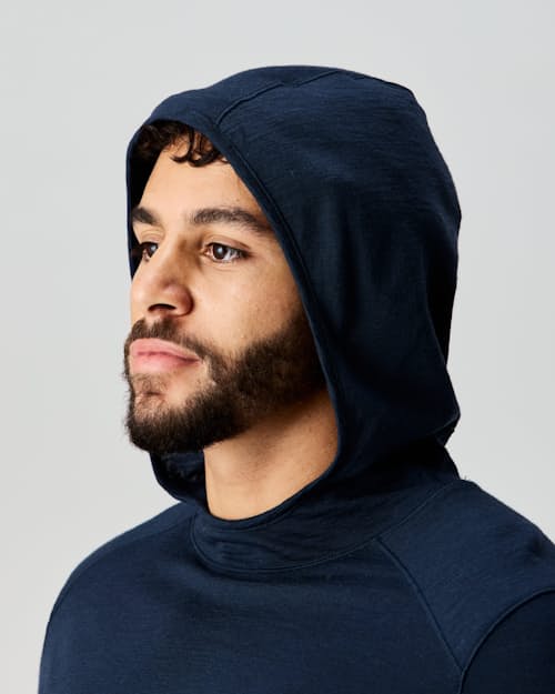 lifestyle image of 72-Hour Merino UPF Hoodie