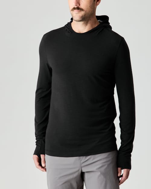 lifestyle image of 72-Hour Merino UPF Hoodie