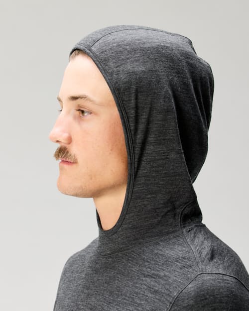 lifestyle image of 72-Hour Merino UPF Hoodie