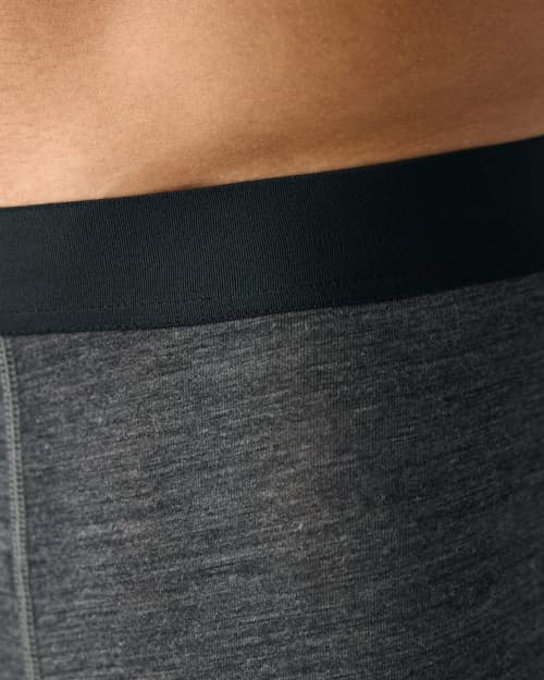 on model image of 72-Hour Merino Boxer Briefs - 5"