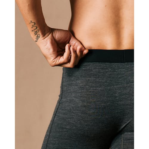 on model image of 72-Hour Merino Boxer Briefs - 5"