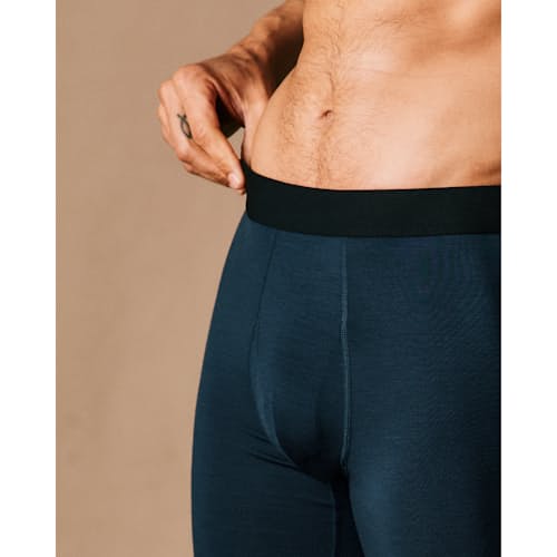 on model image of 72-Hour Merino Boxer Briefs - 7"