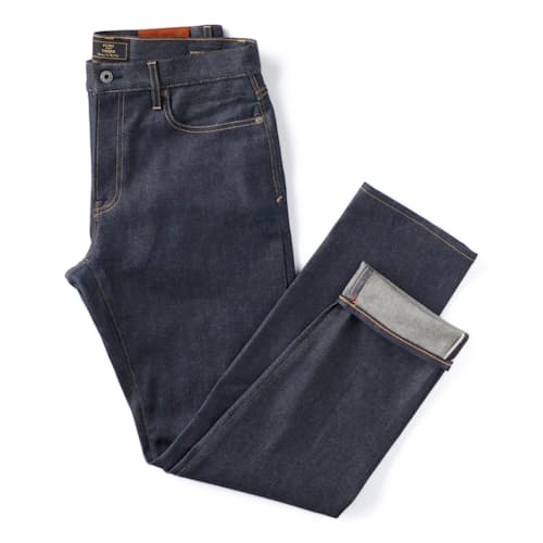 laydown image of Japanese Stretch Selvedge Denim - HB Straight