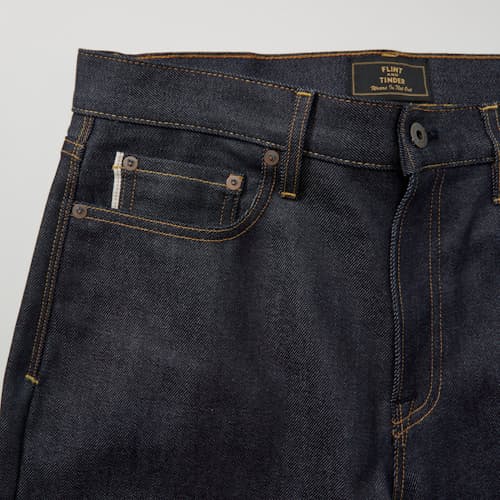 lifestyle image of Japanese Stretch Selvedge Denim - HB Straight