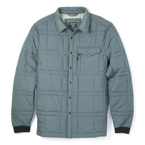 laydown image of Moonweight Puffer Shirt Jacket