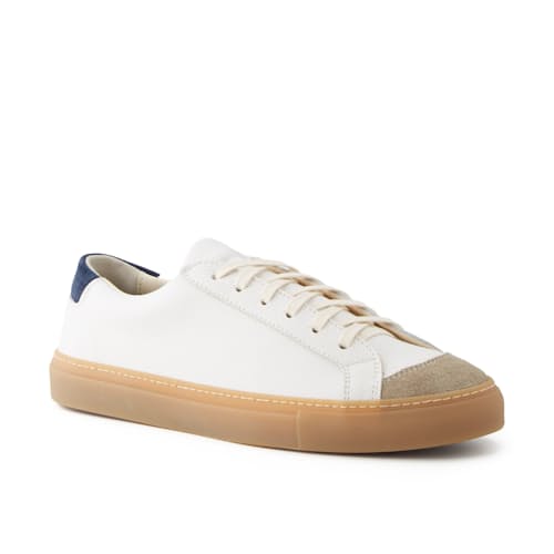 laydown image of Huckberry x Opie Way James Low Court Sneaker