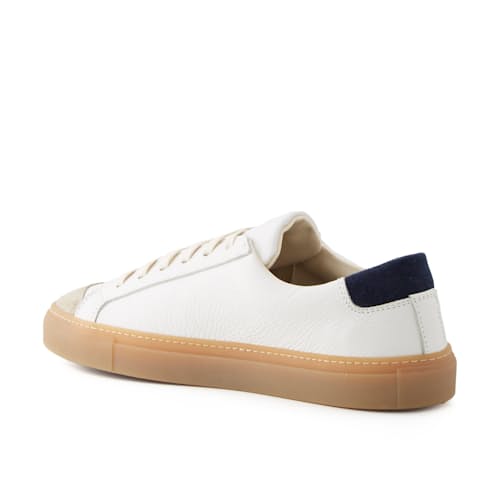 laydown image of Huckberry x Opie Way James Low Court Sneaker