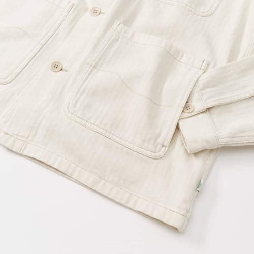 laydown detail image of Garment Dyed Chore Coat
