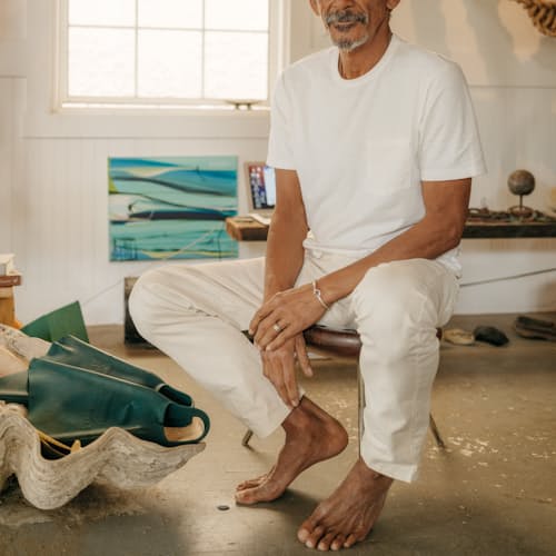 lifestyle image of 365 Pant - HB Straight