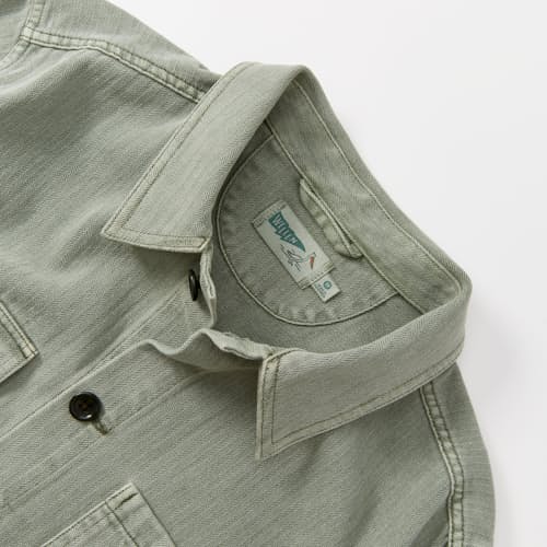 laydown detail image of Garment Dyed Chore Coat