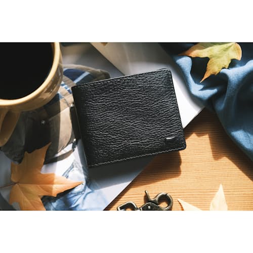 laydown image of Classic Billfold Leather Wallet