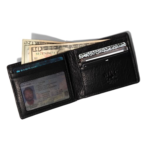 laydown image of Classic Billfold Leather Wallet