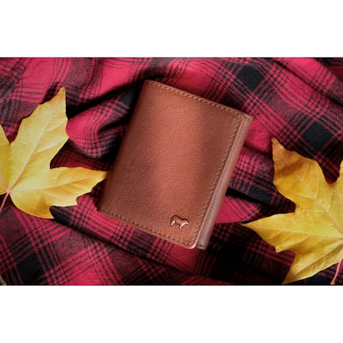 laydown image of Classic Billfold Leather Wallet
