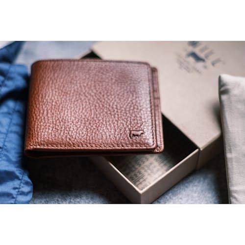 laydown image of Classic Billfold Leather Wallet