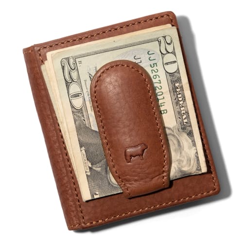 laydown image of Classic Money Clip Front Pocket