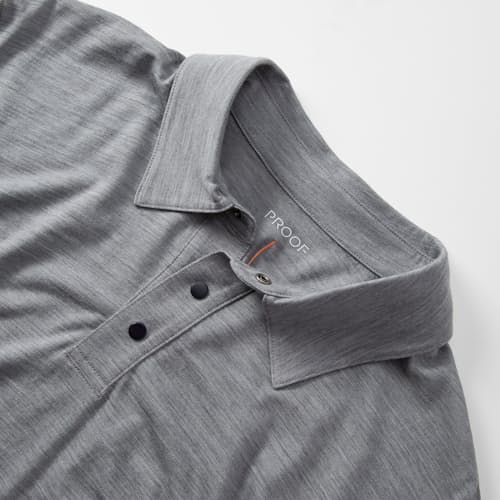 laydown detail image of 72-Hour Merino Polo Shirt