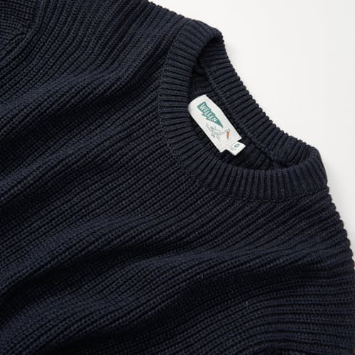 lifestyle image of Bolinas Recycled Cotton Crewneck Sweater