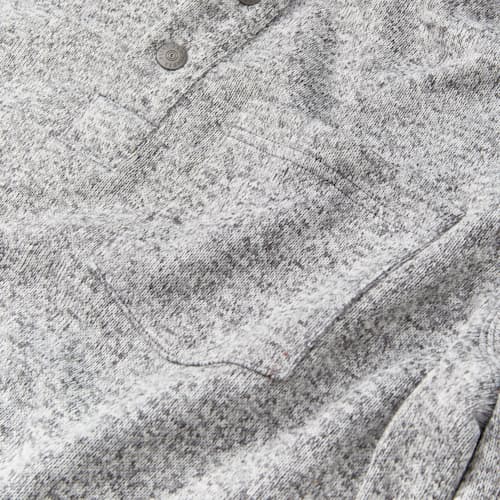 laydown detail image of Sweater Fleece Quarter Snap Pullover