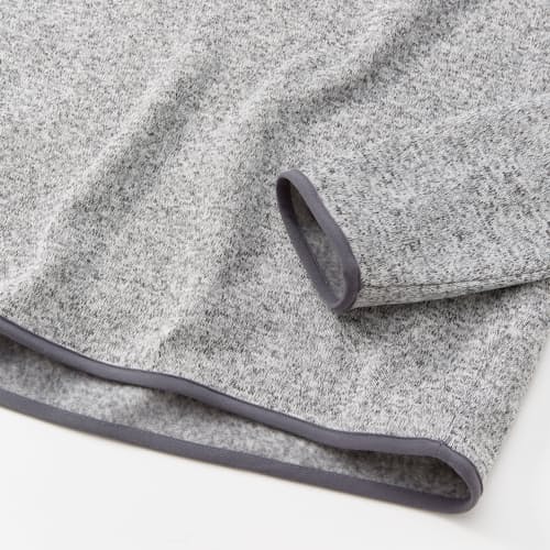 laydown detail image of Sweater Fleece Quarter Snap Pullover