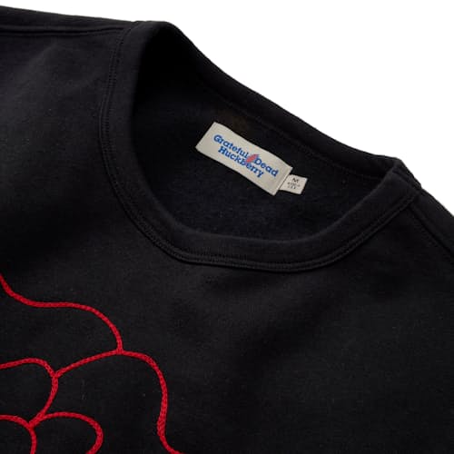 laydown image of Rose Stealie 10-Year Crewneck Sweatshirt