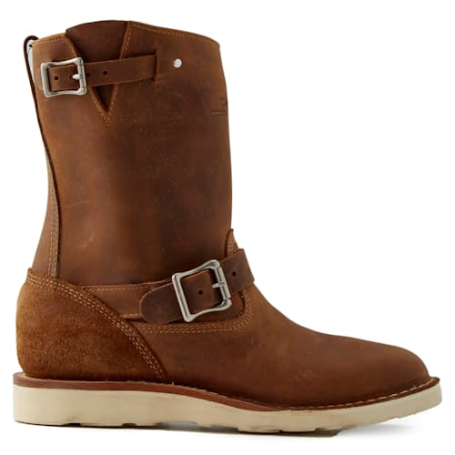laydown image of Huckberry x White's Cykle Boot