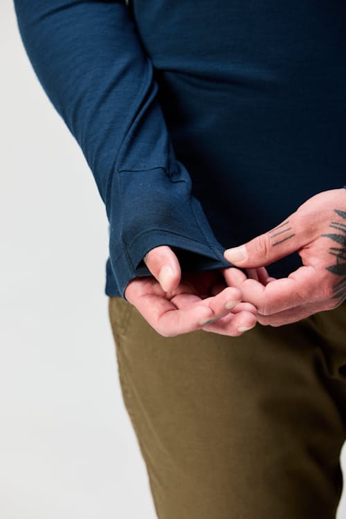 lifestyle image of 72-Hour Merino UPF Long Sleeve T-Shirt