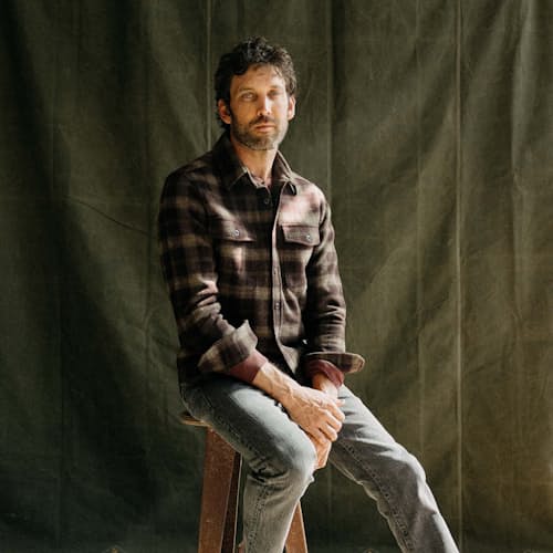 lifestyle image of The Maritime Wool Shirt Jacket