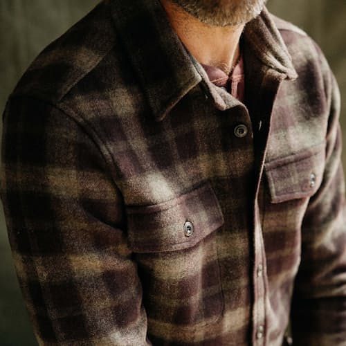 lifestyle image of The Maritime Wool Shirt Jacket
