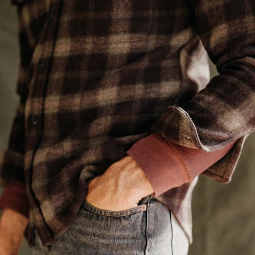 lifestyle image of The Maritime Wool Shirt Jacket