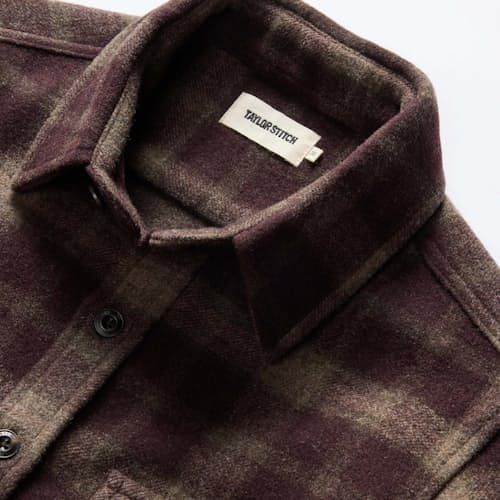 lifestyle image of The Maritime Wool Shirt Jacket