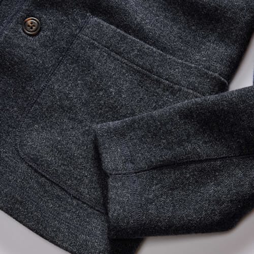 laydown image of The Ridgewood Cardigan - Blazer