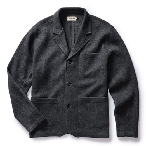 laydown image of The Ridgewood Cardigan - Blazer