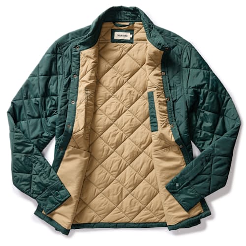 laydown image of The Miller Insulated Shirt Jacket