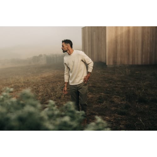 laydown image of The Evans Wool Crew