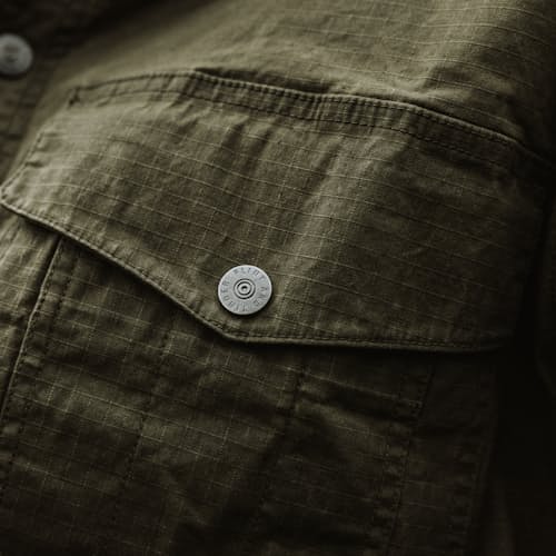lifestyle image of Stretch Ripstop Waxed Field Jacket