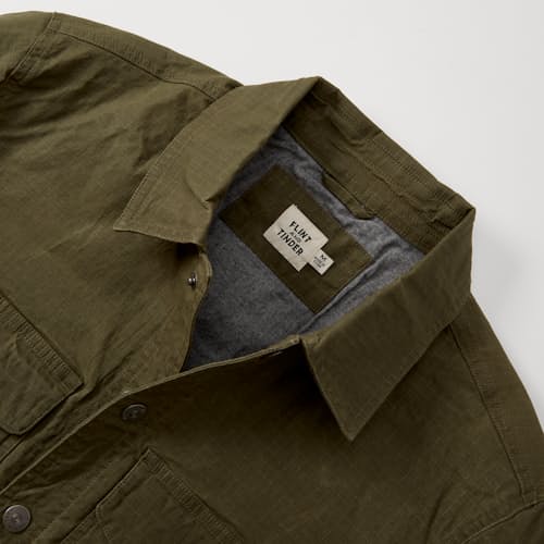 lifestyle image of Stretch Ripstop Waxed Field Jacket