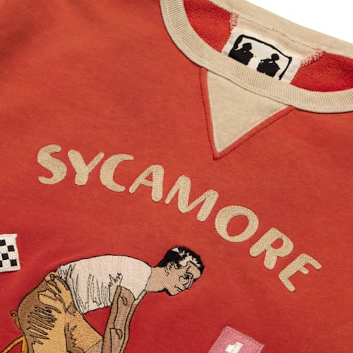 lifestyle image of Sycamore Cycling Crew Sweater