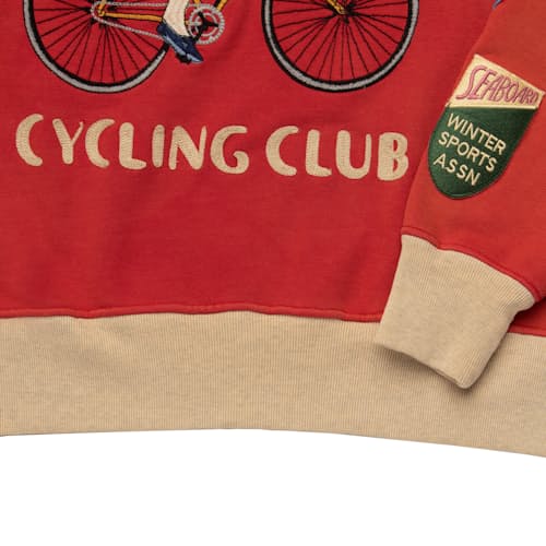 lifestyle image of Sycamore Cycling Crew Sweater