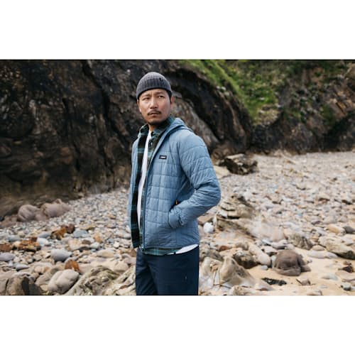 laydown image of Firecrest Lightweight Insulated Hooded Jacket