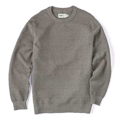 laydown image of Wave Texture Stitch Sweater