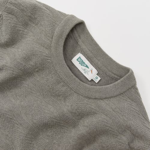 laydown detail image of Wave Texture Stitch Sweater