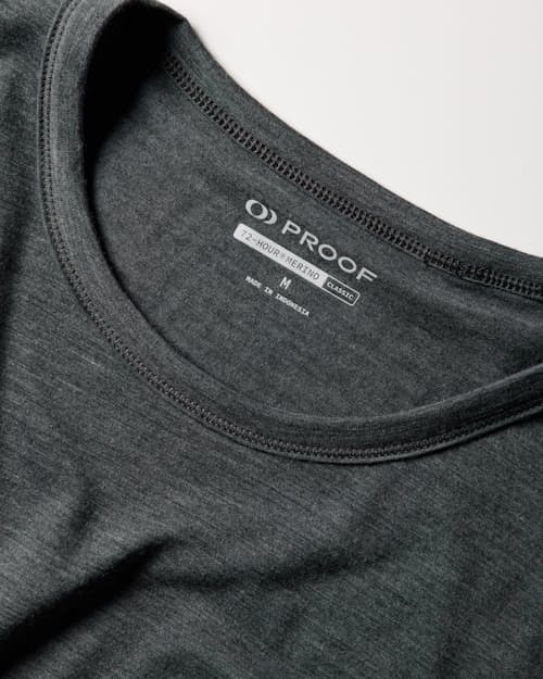 laydown detail image of 72-Hour Merino T-Shirt - Classic Fit