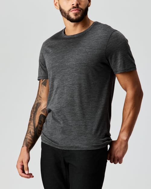 lifestyle image of 72-Hour Merino T-Shirt - Classic Fit