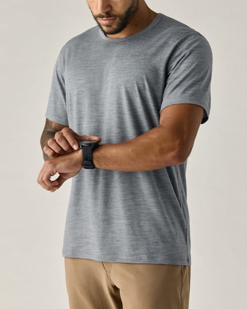 on model image of 72-Hour Merino T-Shirt - Classic Fit
