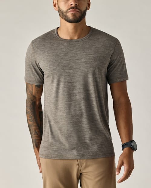 on model image of 72-Hour Merino T-Shirt - Classic Fit
